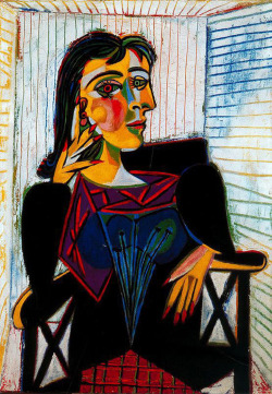 lonequixote:  Portrait of Dora Maar by Pablo Picasso (via @lonequixote) 