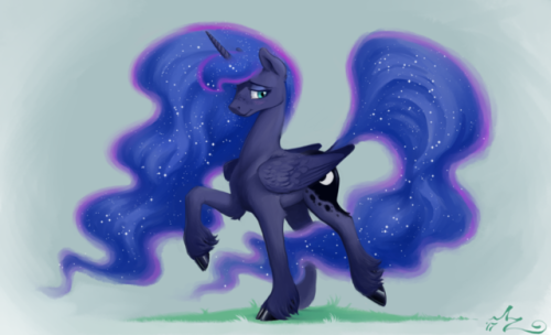 Porn amarynceus:  Moon Horse by Amarynceus  Daily photos