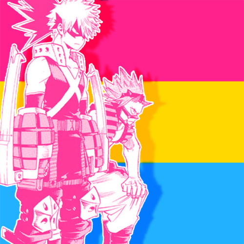 mlm-kiri: Pansexual nonbinary KiriBaku icons requested by @cielafrombbFree to use, just reblog!Reque