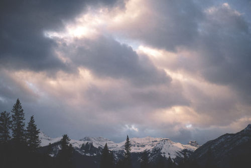 teapalm:  (Tasha Marie) | Afternoon Sky // Banff, Alberta 