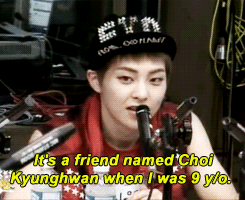 minseoked-blog:  that one person xiumin misses. (trans) 