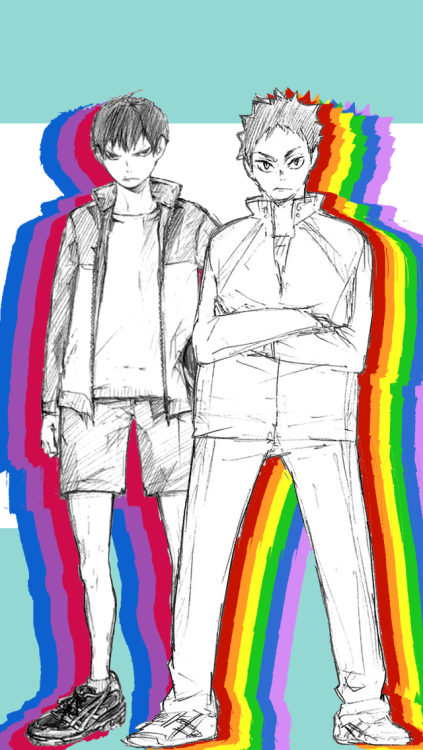 Gay/bi Iwakage wallpaper for @comicyaoifan Gay Iwakage wallpaper for anon