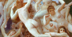 rubenista:  Detail of Les Oréades by William Adolphe Bouguereau (1902) 