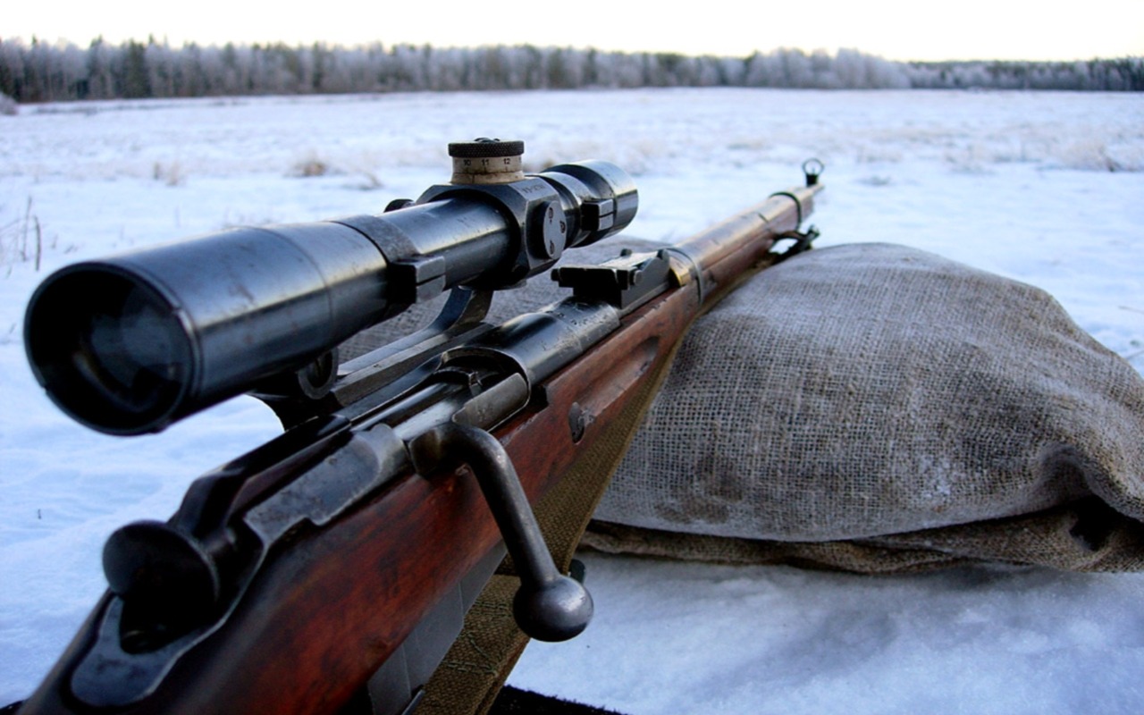 militaryarmament:  Just you and your rifle on a cold Saturday morning. That’s life.