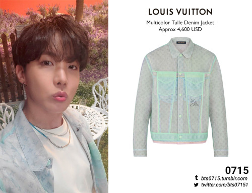 BTS FASHION/STYLE FINDER — 190319  J-Hope : LOUIS VUITTON - Pochette