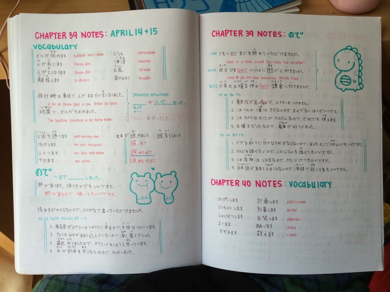 kaiami:  I’d gotten a lot of asks asking for more notebook pages after posting