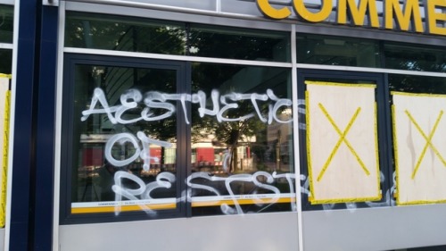 Some of the graffiti seen around Hamburg following the G20 protests from July 6 - 8, 2017