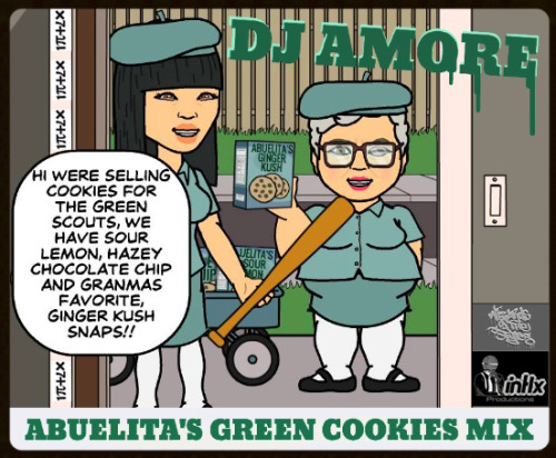 New Mix by DJ Amore: “Abuelita’s Green Cookies”. Soulful originals, hip-hop and R&B. Rakim’s “Mahogany” to Minnie Riperton “Les Fleurs”. Stream or download here: intlxproductions.com/