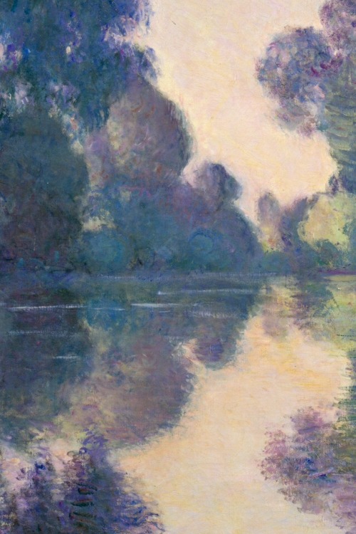 claude monet, details of the seine (giverny & vernon), c. 1897