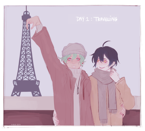 amami, uploading the pic to instagram: photoshop the tip of the eiffel tower under my fingers please