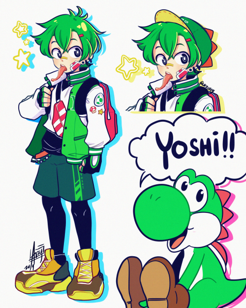Gijinka Yoshis