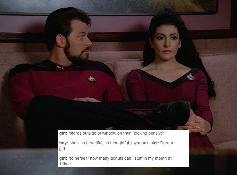 mysterytwinsclassic:  *patrick from spongebob voice* LOOK AT IT tng edition, as promised
