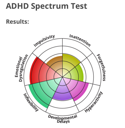 So UhI Took Ones Of Those ADHD Spectrum Tests. And