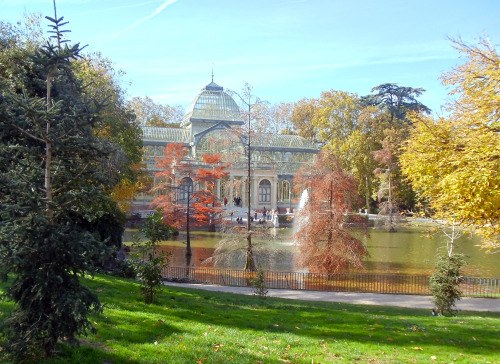 Palacio de Cristal, Parque del Retiro, Madrid, Spain.