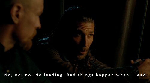 Charles Vane: What? Lead? Me? No, no, no. No leading. Bad things happen when I lead. We get lost, pe