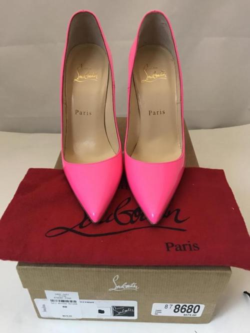 pinkified-world-of-lorelai: lovesvspink: how cute are my new shoes :) I am a lucky girl Superb pink 