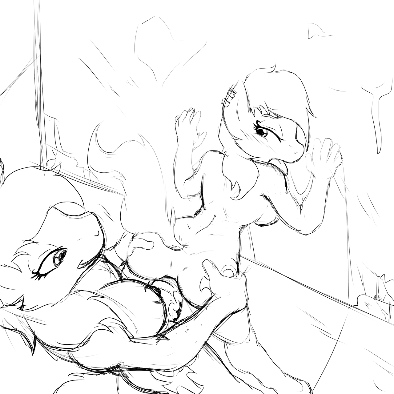 stable86:  I guess I’ll upload this also? A sketch I paid Poprocks/Slashy to do.Selfcest