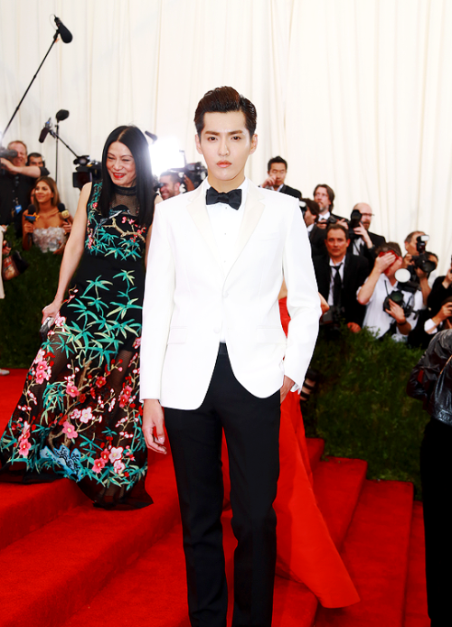 eryris:Wu Yifan attends the ‘China: Through The Looking Glass’ Costume Institute Benefit