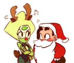 Kowskie:  Here’s A Couple Su Christmas Scribbles!
