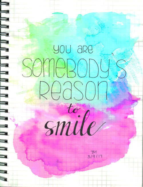 A friendly reminder from my art journal.