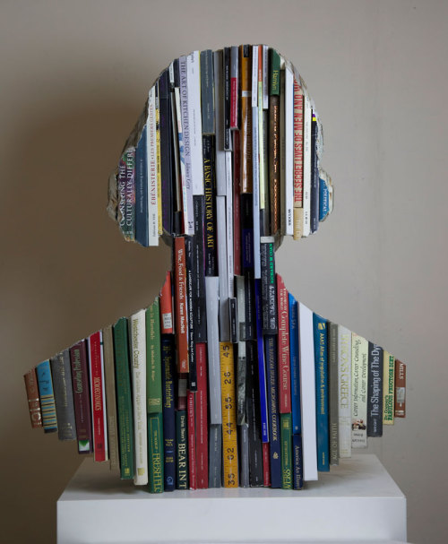 archiemcphee:  What do you do with old telephone books, or even current telephone books, for that matter? While many of us end up using them as impromptu doorstops and footstools or simply pitch them straight into the recycling bin, New York-based artist