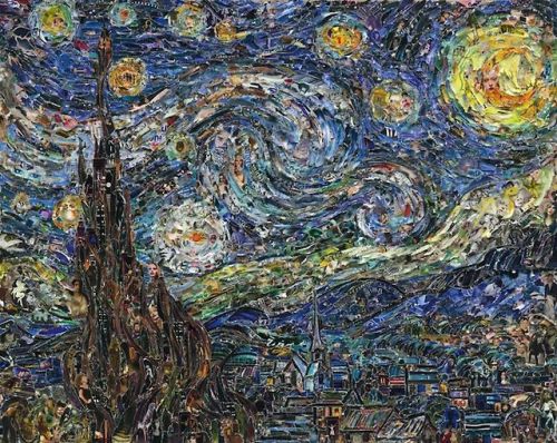 mymodernmet:
“ Artist Vik Muniz uses thousands of torn scraps of paper to recreate classical, 19th-century paintings from the likes of Van Gogh, Manet, and Degas.
”