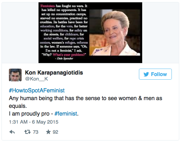 micdotcom:  #HowToSpotAFeminist blows up in conservatives’ faces Right-wing radio