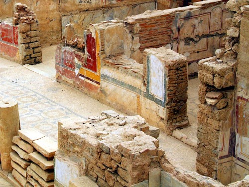 grafb:At Ephesus, Turkey, an ongoing restoration of Roman dwellings called “The Terraces” or “The Ap