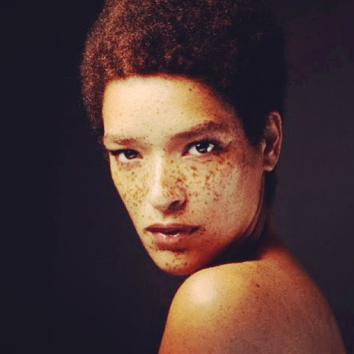 XXX #freckles #pretty #ebony photo