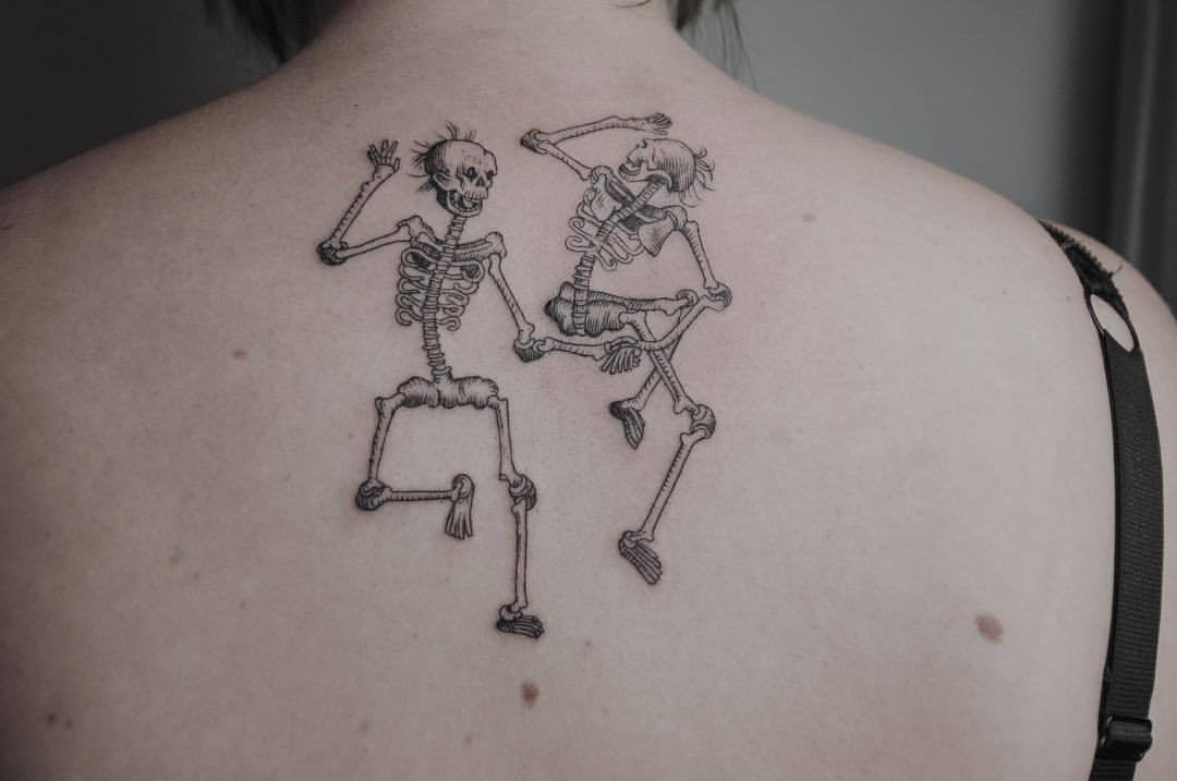 10 Ironic Danse Macabre Tattoos  Tattoodo