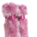 plugprinc3ss:Giuseppe Zanotti Amaia Chain Faux Fur Boots