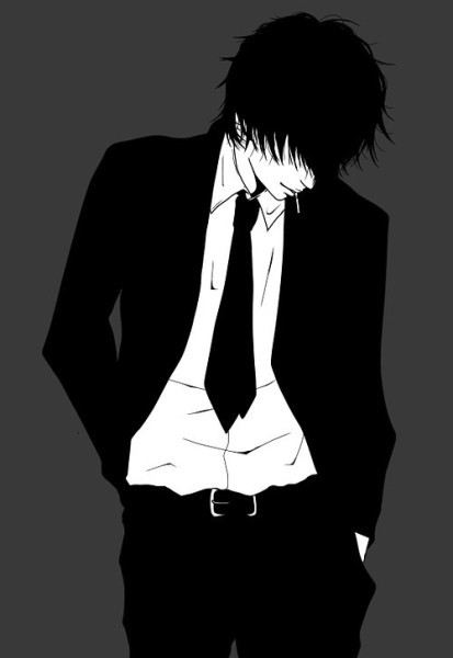 armyofone1:  Im thinking of going in a white shirt with a black tie to my next date