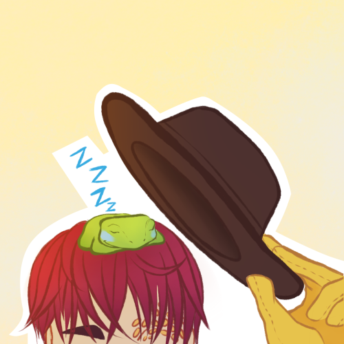 imyasart:Where’s our sweet little Lilypadton? Here he is! Be careful not to wake him up…