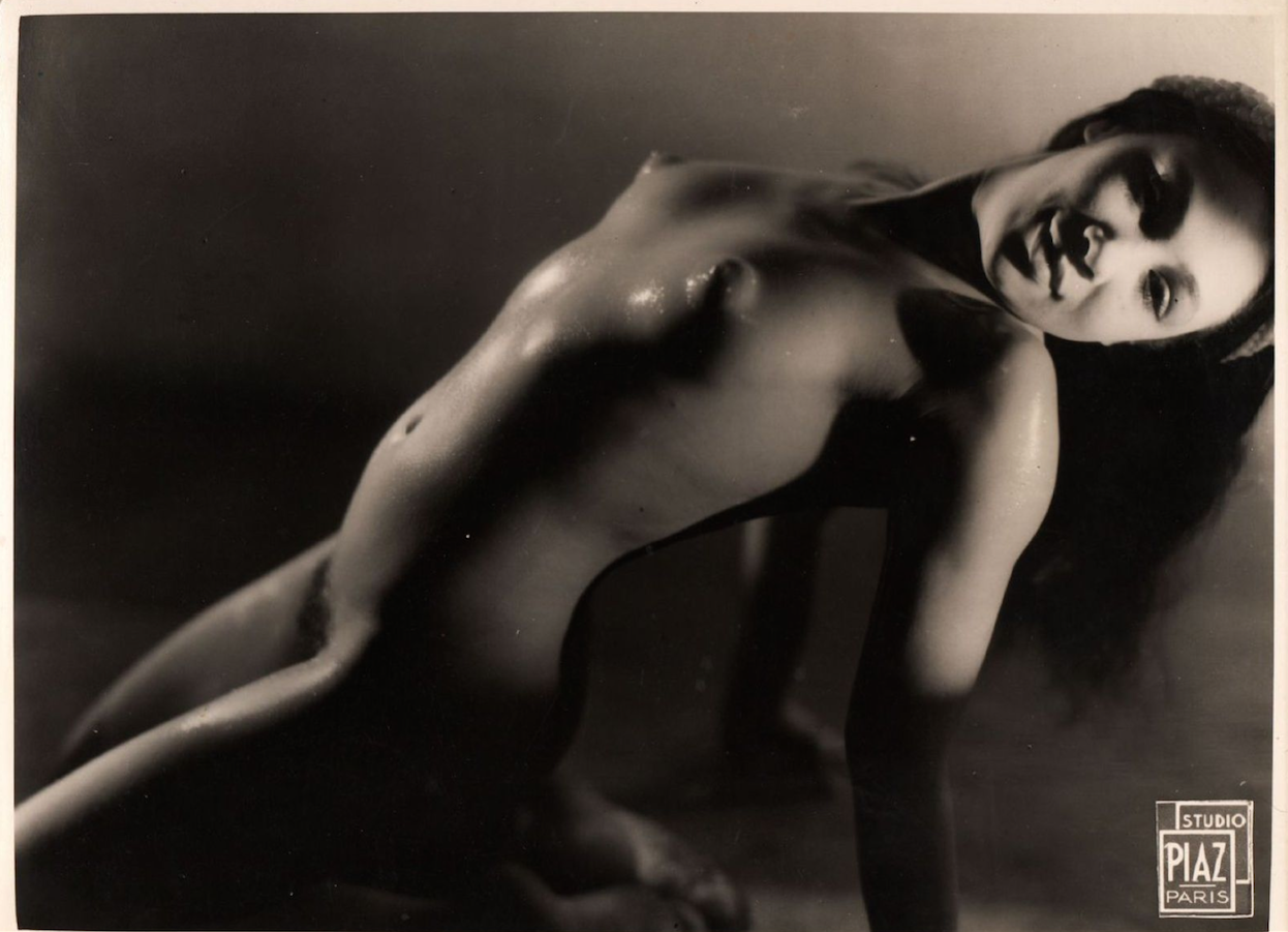 gacougnol:STUDIO PIAZ  Portrait of D’A-LAL* nude ca. 1930.     *Simone Luce actress