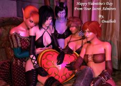 Happy Valentine&Amp;Rsquo;S Day To All My Followerslink To Deviantart Pagelink To