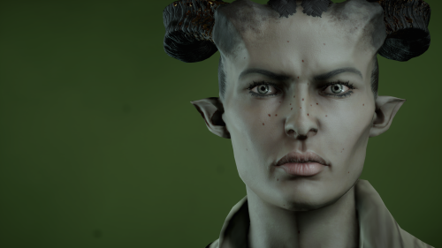 ascendantrealm:Female Qunari Complexions for FrostyAs it says. I made four complexions for female qu