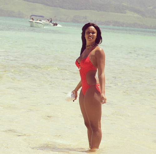 Minnie Dlamini bikini picture inspiration for gym people