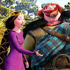 briannathestrange:  Elinor and Fergus, the ♥ lovebirds of DunBroch ♥ {x}requested by mortifying-mischief