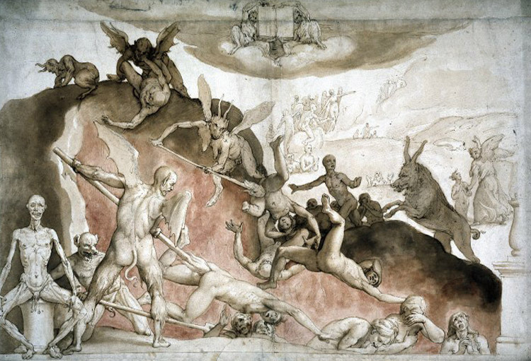 Federico Zuccaro - The punishment of the Lustful