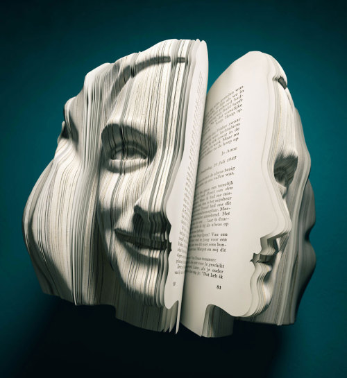 sixpenceee:Compilation of Book Sculptures(Source)
