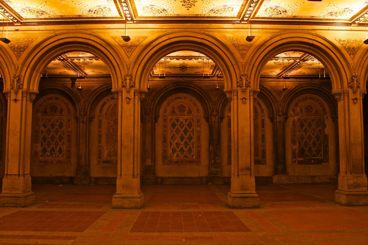 Bethesda Terrace, Central Park Nyc by Lumiere