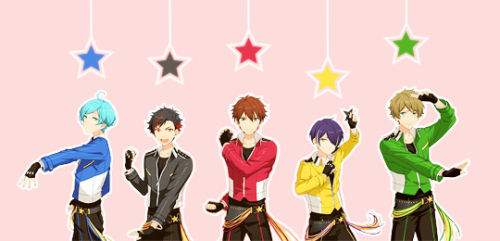 choidasa:  enstars graphic challenge → favourite unit: ryuuseitai↳ “for your smiles and for the future, we will become the brigthest star in the universe!” 