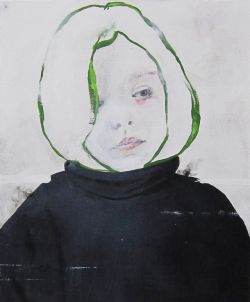 antoine-cordet:  MILK TOOTH; acrylic on canvas; 18x15 in 