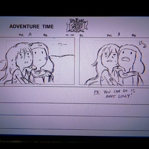 hannakdraws:Come Along With Me storyboard panels by writer/storyboard artist Hanna