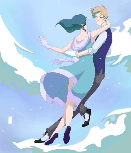 opaldelight:Space lesbians en bleu &lt;3