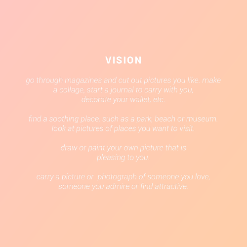 sheisrecovering:SELF SOOTHING TECHNIQUES.click each slide for high-res,written version after the jum