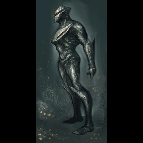 the-never-ending-voyage:  Metroid Prime 2: Echoes Concept Art - Dark Samus