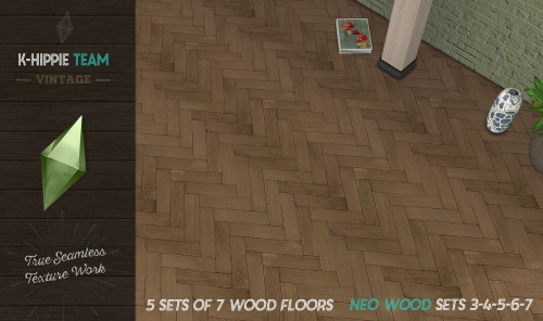 NEW RELEASE !7 WOOD FLOORS - NEOWOOD - SET 3 TO 7One day, we received a call from the Gothik’s