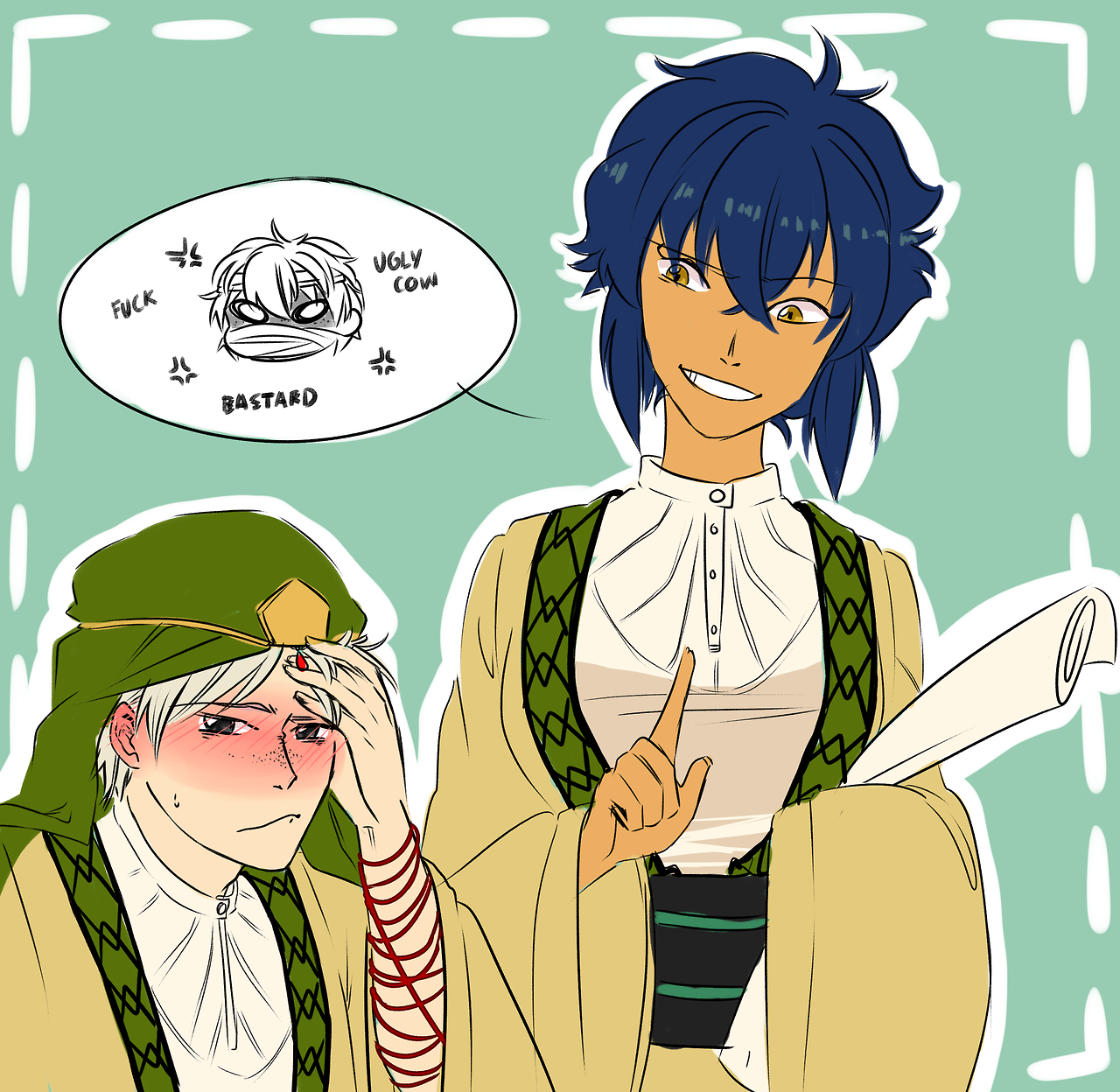 xaylu-art:  more ja’far and pipirika drawings i did today~ 