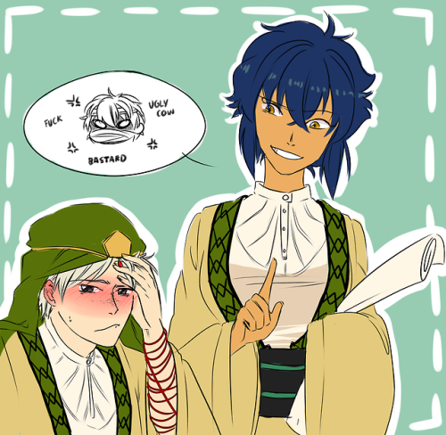 xaylu-art:  more ja’far and pipirika drawings i did today~ 